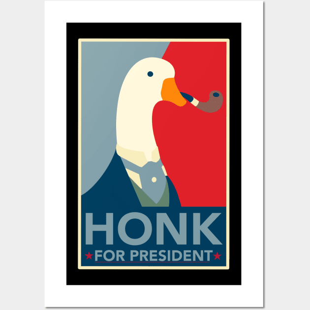 Honk for President Wall Art by zody